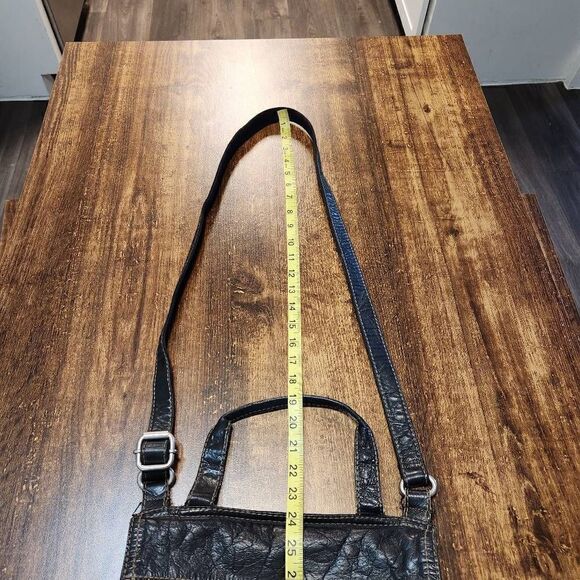 Fossil Lizette leather/canvas messenger bag - Picture 10 of 10